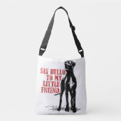 Sac Ajustable Grand chien, petits amis (Devant)