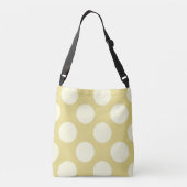 Sac Ajustable Grand design pois blanc sur vert (Dos)