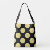 Sac Ajustable Grand design pois vert sur noir (Dos)