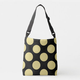 Sac Ajustable Grand design pois vert sur noir