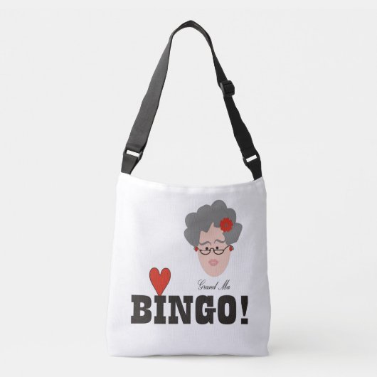 Sac Ajustable Grand-mère aime Bingo (Devant)
