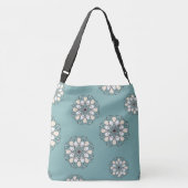 SAC AJUSTABLE "GRANDE FLEUR DE MANDALA BLEU" (Dos)