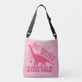 Sac Ajustable Grande soeur Saurus en rose (Devant)
