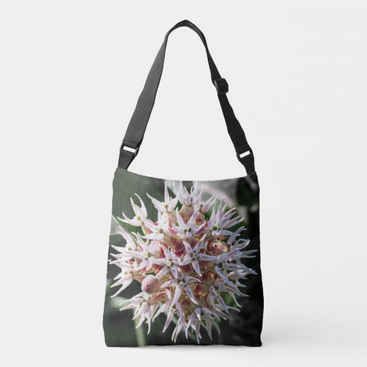 Sac Ajustable Grappe de fleurs d'Asclépiade rose Nature (Devant)