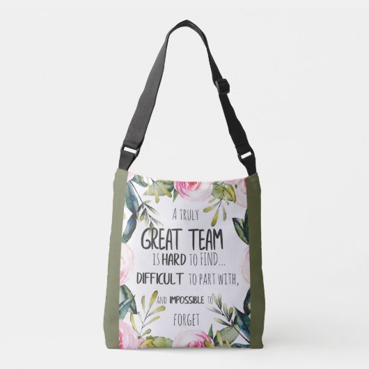 Sac Ajustable Great Team thank you gift Amazing team quote (Devant)