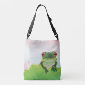 Sac Ajustable Grenouille verte Se détendre dans l'étang (Dos)