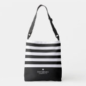 Sac Ajustable Grilles modernes avec Monogramme cardiaque haut de (Dos)