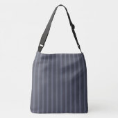 Sac Ajustable Gris bleu moderne rayé (Dos)