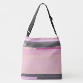 Sac Ajustable Gris et rose abstrait (Dos)