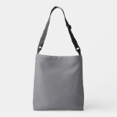 Sac Ajustable Gris et rose, Monogramme, Votre propre nom, Écriva (Dos)