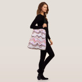 Sac Ajustable Gris et rose ondulé (Sur le modèle)