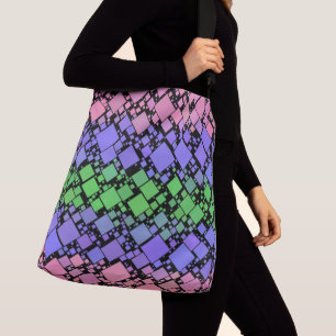 Sac Ajustable Groovy Boho Rétro Mod Géométrique Fierté Trigender