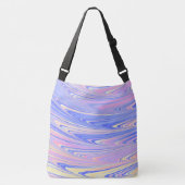Sac Ajustable Groovy Éclectique Quirky Ondulé Pastel Abstrait (Devant)