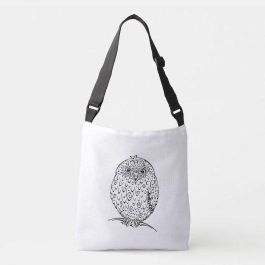 Sac Ajustable Grumpy African Barbe Owlet Design (Devant)