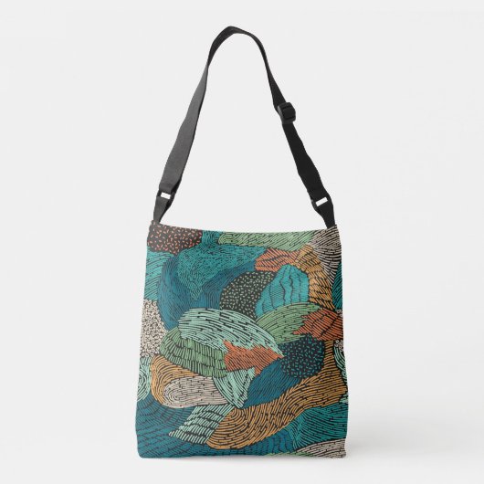 Sac Ajustable Grunge Abstrait : Conception Motif transparente. (Dos)