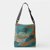 Sac Ajustable Grunge Abstrait : Conception Motif transparente. (Devant)