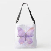 Sac Ajustable Guerrière du lupus Papillon Violet (Dos)