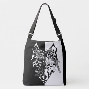 Sac Ajustable Guides animaux en noir et blanc