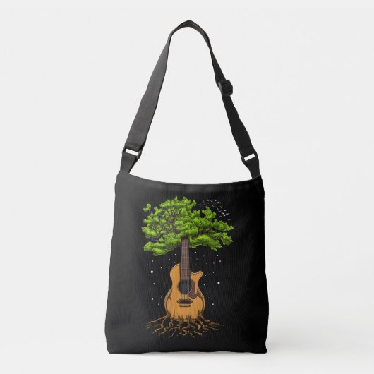 Sac Ajustable Guitare Acoustique Arbre De Vie (Devant)