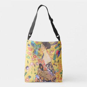 Sac Ajustable Gustav Klimt Lady Avec Fan vintage Art Nouveau