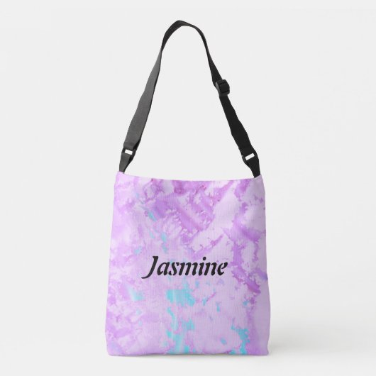Sac Ajustable Gymnastique violette / Bleue Barres non-neven Pers (Dos)