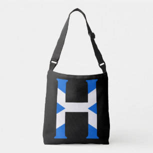 Sac Ajustable H Monogramme superposé sur cbcnt du drapeau écossa