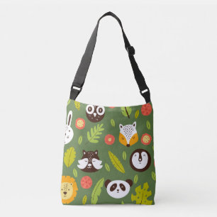 Sac Ajustable Habitants de la forêt : motif scandinave pour enfa