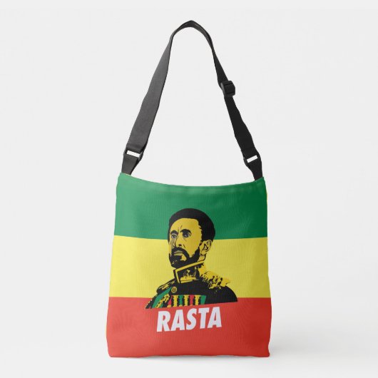 Sac Ajustable Haile Selassie - Jah Rastafari - Reggae Roots Bag (Devant)