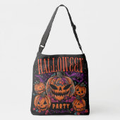 Sac Ajustable Halloween, Fleur de Coven de citrouille, Gothique (Dos)