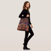 Sac Ajustable Halloween, Fleur de Coven de citrouille, Gothique (Sur le modèle)