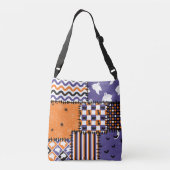 Sac Ajustable Halloween Patchwork Chats Fantômes (Dos)