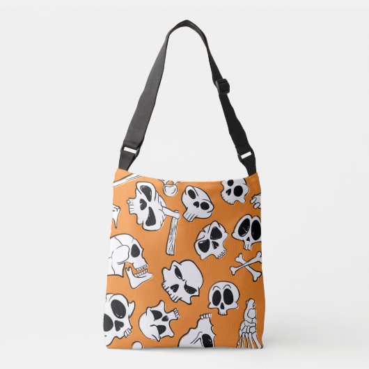 Sac Ajustable Halloween Skulls Bones DoodMotif (Devant)