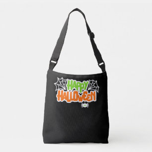Sac Ajustable Happy Halloween coloré mignon araignée Web