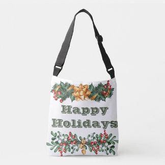 Sac Ajustable Happy Holidays Crossbody Bag