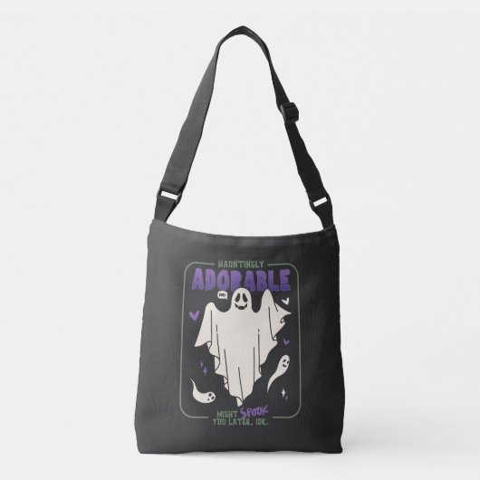 Sac Ajustable Hauntingly adorable Funny Halloween les paroles de (Devant)