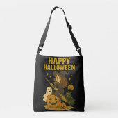 Sac Ajustable Heureuse sorcière d'Halloween (Dos)