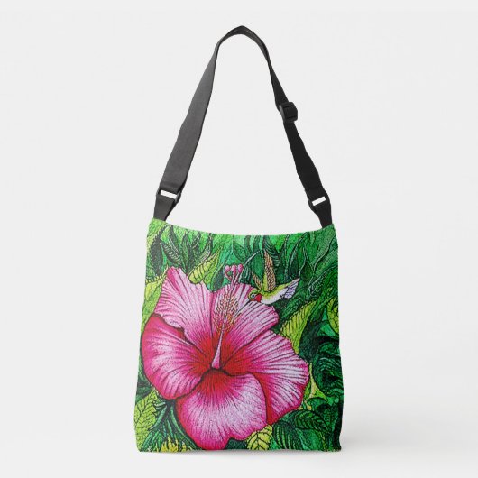 Sac Ajustable Hibiscus Colibri (Devant)