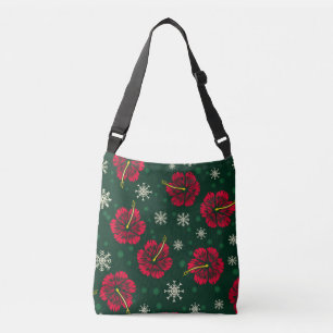 Sac Ajustable Hibiscus floral tropical Snowflakes Noël