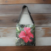 Sac Ajustable Hibiscus rouge Fourre-tout