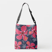 Sac Ajustable Hibiscus Tropical Fleurs été Design (Dos)