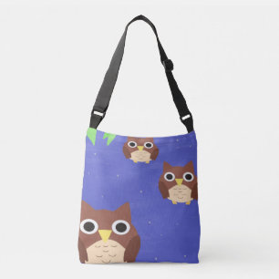 Sac Ajustable hibou peinture art