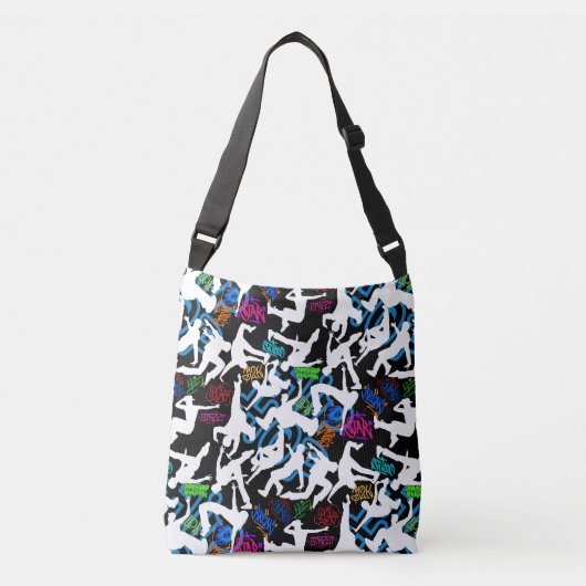 Sac Ajustable HipHop Dance Motif.w Black BG (Devant)
