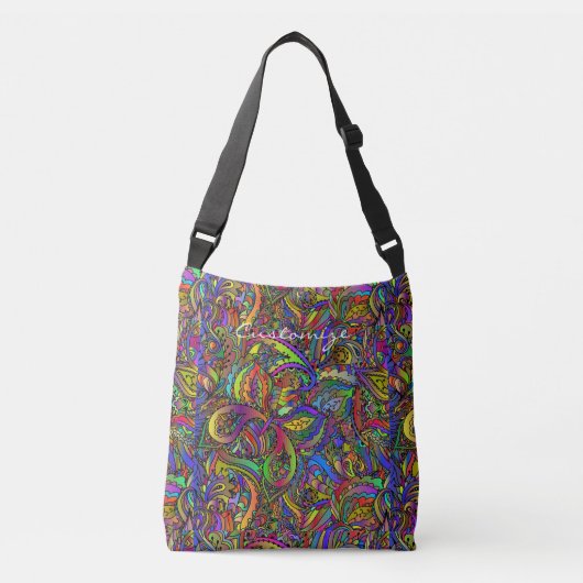 Sac Ajustable Hippie Super Psychedelic Design Thunder_Cove (Devant)