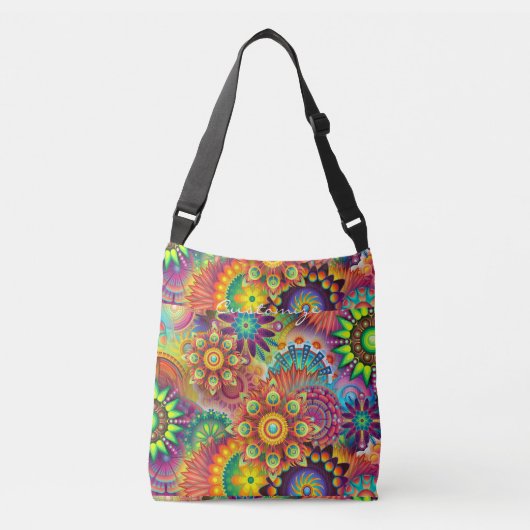 Sac Ajustable Hippie Super Techno Psychedelic Thunder_Cove (Devant)