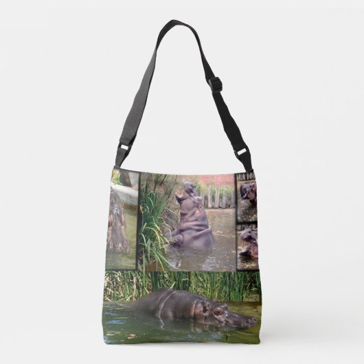 Sac Ajustable Hippo Photo Collage, (Dos)
