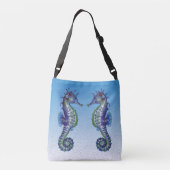 Sac Ajustable hippocampe bleu (Dos)