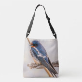 Sac Ajustable Hirondelle rustique perchée faune (Dos)