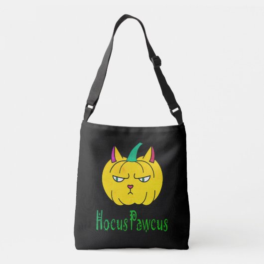 Sac Ajustable Hocus pawcus Halloween citrouille ginger cat magie (Dos)