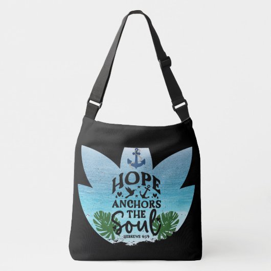 Sac Ajustable "Hope Ancres The Soul" Verse de la Bible (Devant)