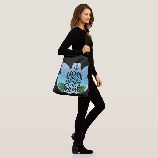 Sac Ajustable "Hope Ancres The Soul" Verse de la Bible (Sur le modèle)